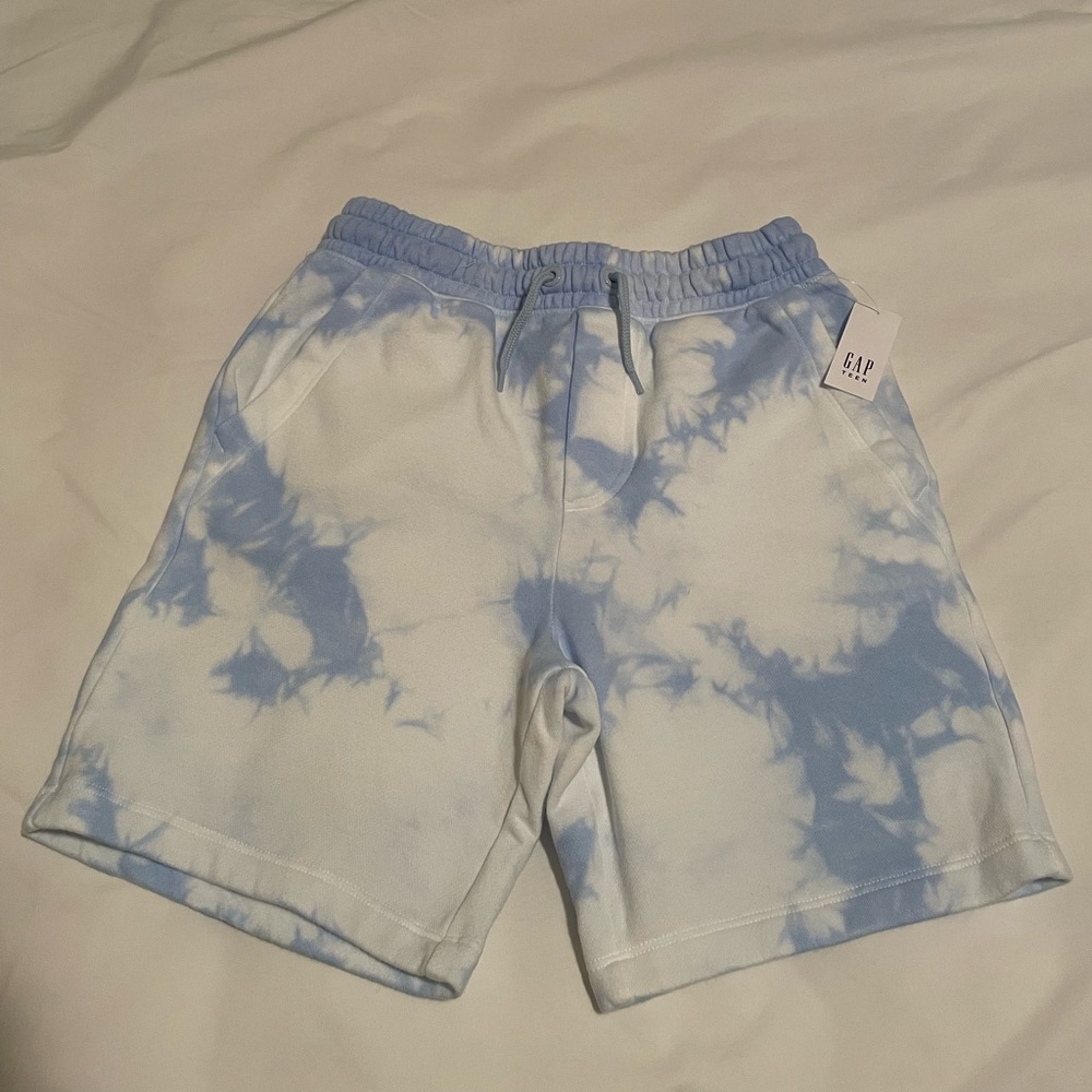 Gap Kids Pull On Shorts Color:Blue Tie Dye Size: L(10)